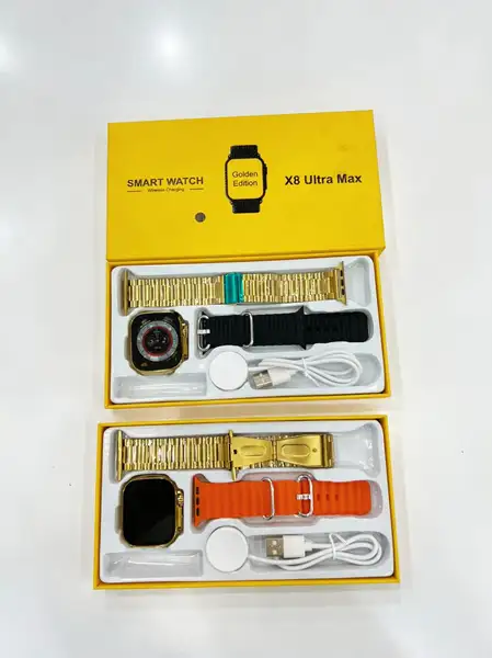 ساعت هوشمند همراه دو بند x8ultra max