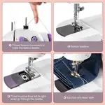 مینی چرخ خیاطی MINI SEWING MACHINE مدل SM-30844 اصلی(ضمانت7 روز کالا) thumb 2