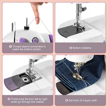 مینی چرخ خیاطی MINI SEWING MACHINE مدل SM-30844 اصلی(ضمانت7 روز کالا) gallery1