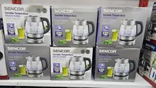 کتری برقی سنکور 1 لیتری 2200 وات استیل SWK 1080SS Sencor gallery1
