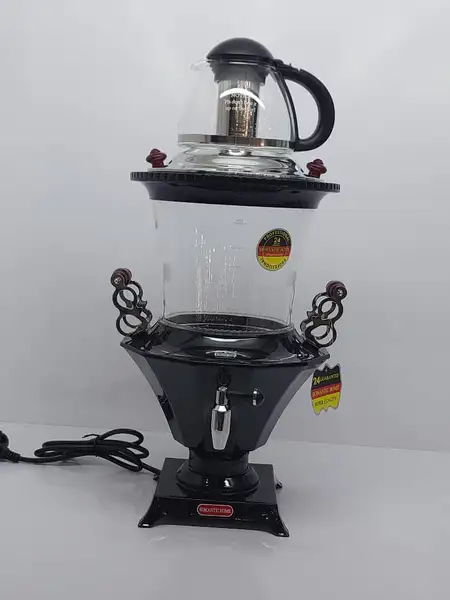 سماور شیشه ای رومانتیک هوم مدل SAM32S