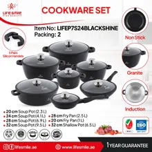 سرویس قابلمه گرانیتی لایف اسمایل 24پارچه مدل LIFEP7S-24-A gallery2