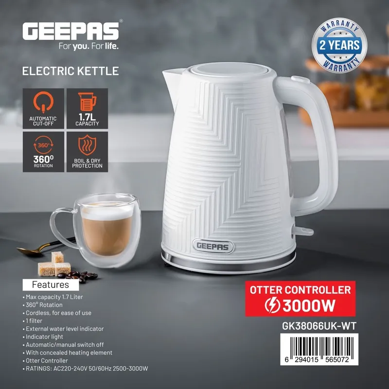 کتری برقی جی پاس مدل GK38066UK-WT gallery0