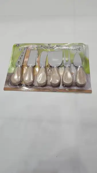 ست کارد صبحانه خوری چوبی 6 عددی