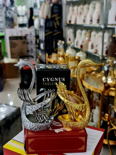 قاشق چای خوری طرح قو کد0903