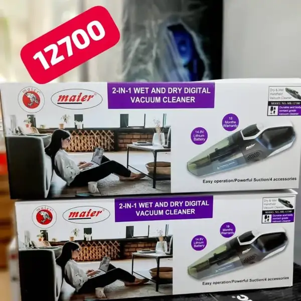 جارو شارژی آب و خاک مایر مدلMR-12700 اصلی