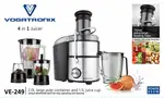 آبمیوه گیر4 کاره وگاترونیکس (ووگاتی) مدل VE-249 اصلی thumb 1