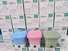 لباسشویی مسافرتی مینی واش تاشو  همراه با خشک کن folding washing machine اصلی gallery0