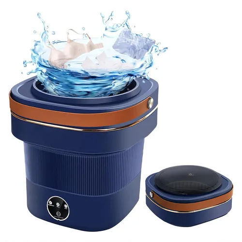 ماشین لباسشویی مینی تاشو 9 لیتری گرین Green Foldable Mini Washing Machine 9L
