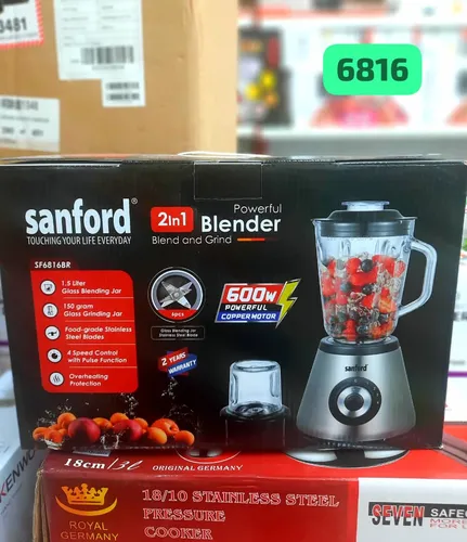 مخلوط کن 2 کاره سانفورد مدل SF6816 BR اصل