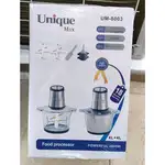 خردکن دو کاسه 4 لیتر یونیک مکس مدل UM8003 اصلی thumb 1