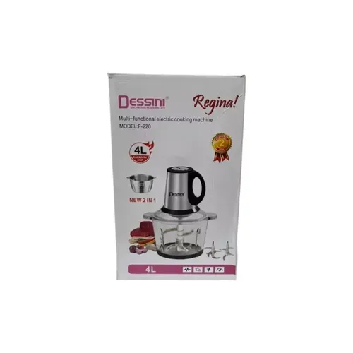 خردکن دسینی مدل F220 دوکاسه4 لیتر و6 تیغه اصلی