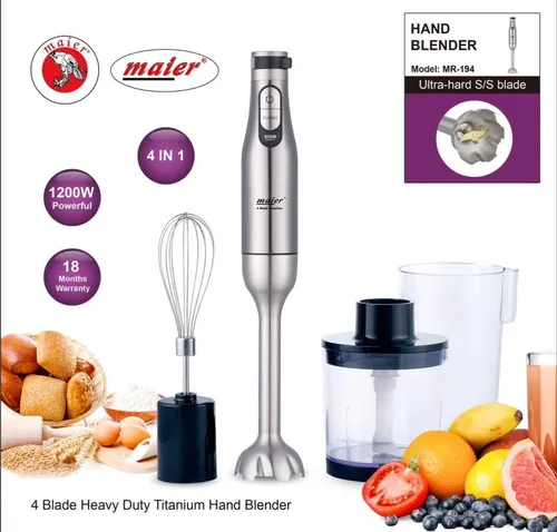 گوشت کوب چهار کاره مایر مدل MR-194 تیغه تیتانیوم( اصلی)