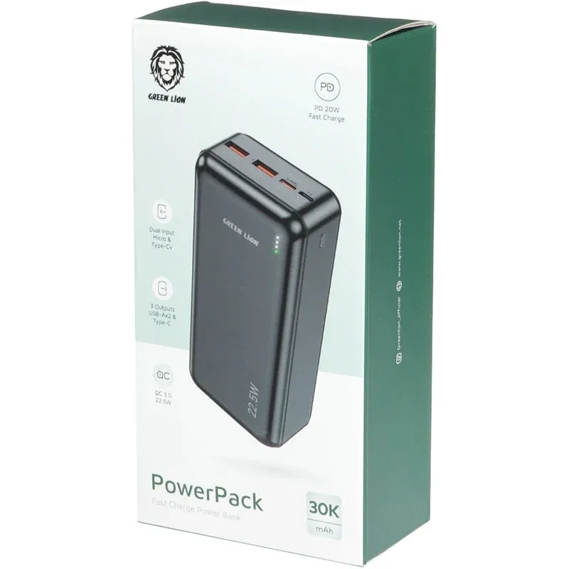 پاوربانک گرین 30 هزار لیون مدل Green Power Pack 30K Power Bank اصلی gallery2