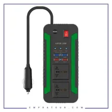 مبدل برق و شارژر خودرو گرین spark 300 اصلی gallery2