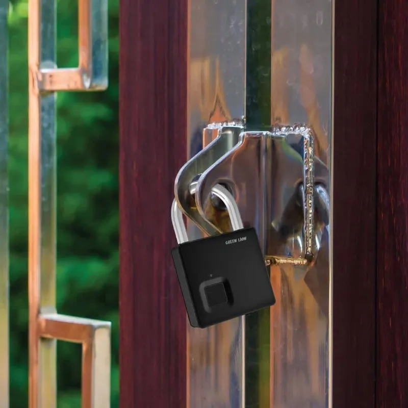 قفل اثر انگشتی گرین Green fingerprint padlock GL-PLS اصلی gallery1