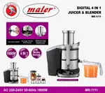 آبمیوه گیری 4کاره مایر مدل MR-1111 اصل thumb 2