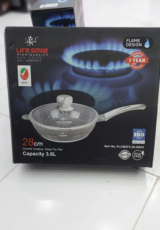 ماهی تابه تک دسته لایف  مدل 3FX-28 3FX24 سایز24 gallery0