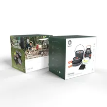 سرویس آشپزی کمپینگ گرین مدل 194219 Green Camping Cookware Set اصلی gallery1
