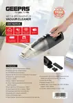 جارو شارژی آب و خاک جیپاس مدل GVC19015 اصلی thumb 3