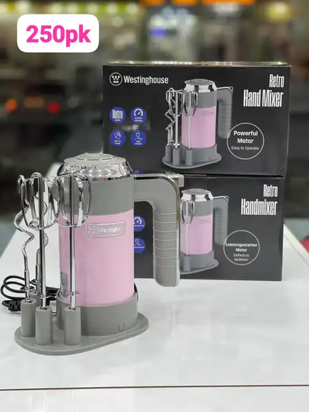 وستینگ هاوس همزن دستی 600 وات دیجیتال WKHM-250-BK