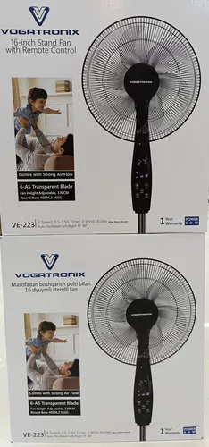 پنکه ایستاده ووگاترونیکس دیجیتال کنترل دار VOGATRONIX مدل VE223(ضمانت کالا)