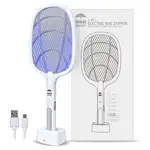 پشه کش راکتی شارژی دو کاره با پایه Mosquito killer Racket KLZ thumb 2