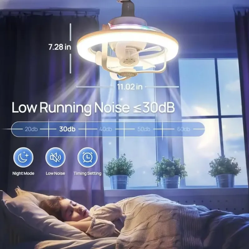 پنکه سقفی لامپ دار AROMATHERAPY FAN LIGHT gallery1