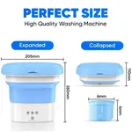 مینی لباسشویی تاشو مسافرتی مدل folding washing machine thumb 3
