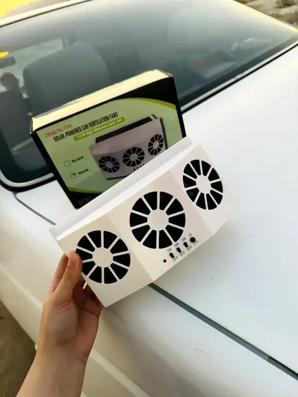 فن تهویه هوا خودرو انرژی خورشیدی SOLAR Power CAR Ven gallery2