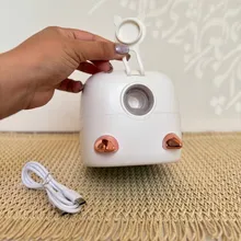 پنکه مه پاش شارژی رومیزی طرح گربه | Rechargeable Desk Mist Fan with Cat Design gallery3