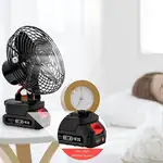 پنکه شارژی 48 ولت توری فلزی مدل FAN LITHIUM 3PIN موتور براشلس thumb 1