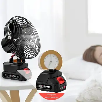 پنکه شارژی 48 ولت توری فلزی مدل FAN LITHIUM 3PIN موتور براشلس