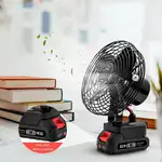 پنکه شارژی 48 ولت توری فلزی مدل FAN LITHIUM 3PIN موتور براشلس thumb 3