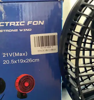 پنکه شارژی 48 ولت توری فلزی مدل FAN LITHIUM 3PIN موتور براشلس