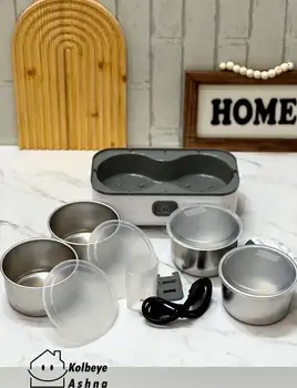 ظرف غذا برقی زیوین مدل DFH_C02 ( اصلی.  4 کاسه 2 طبق)