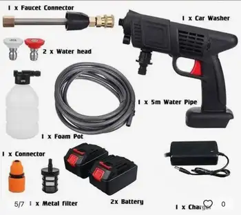 کارواش شارژی دو باتری مدل 48VF2 سه حالته با فشار 50 بار