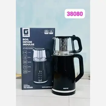 چای ساز دیجیتال جیپاس مدل GTM38080 ظرفیت 1.7 لیتر