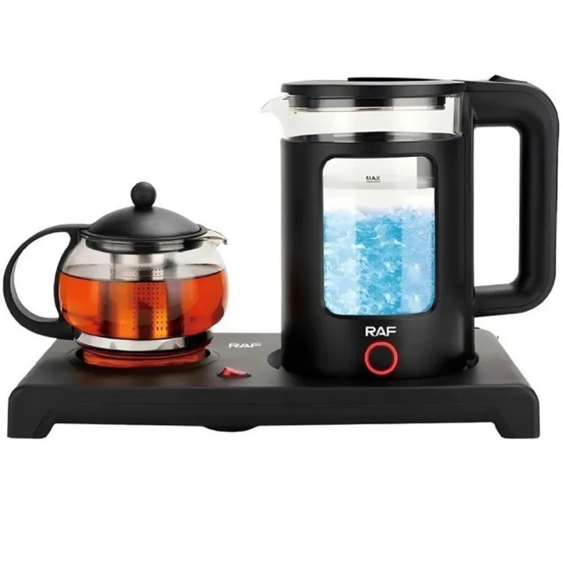 چای ساز راف مدل R7855 ظرفیت 1.8 لیتر با کتری پیرکس gallery0