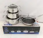 سرویس قابلمه ووگاتی کف لیزری کد:CW-TRI-8XS thumb 1